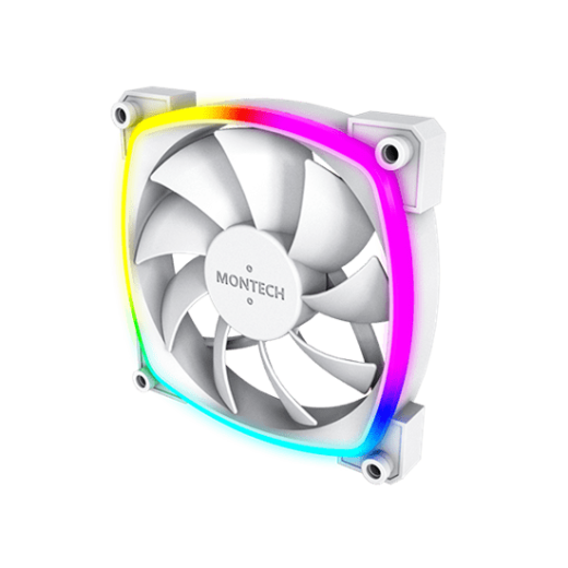 Вентилятор для корпуса Montech AX120 3 in 1 Pack (W) 3x(120x120x25mm)/800-1600RPM/59CFM/27db Белый