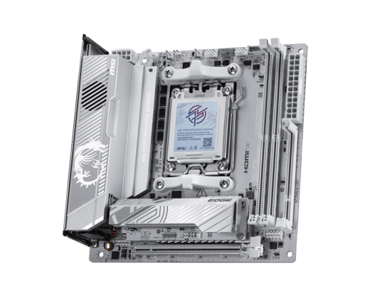 Материнская плата MSI MPG X870I EDGE TI EVO WIFI AM5 2xDDR5 2xSATA3 RAID M.2 HDMI 3xType-C mITX
