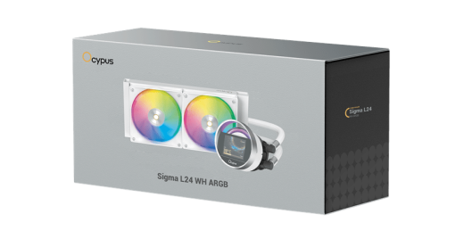 Водяное охлаждение для CPU Ocypus Sigma L24 WH ARGB TDP 280W 4-pin Intel/AMD Белый