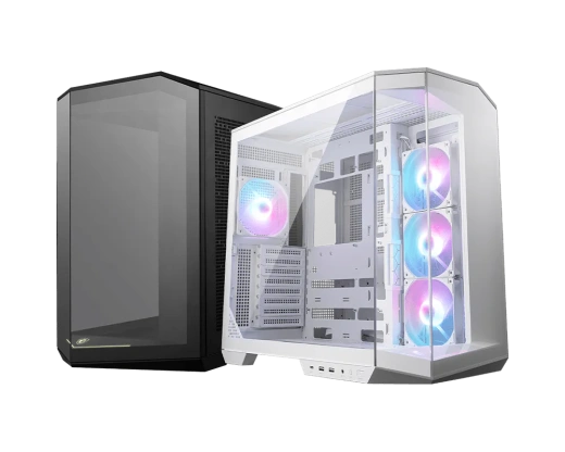 Компьютерный корпус MSI MAG PANO 100R PZ WHITE  Back-connect: ATX  2x3.5"/2.5", 1xUSB-C White