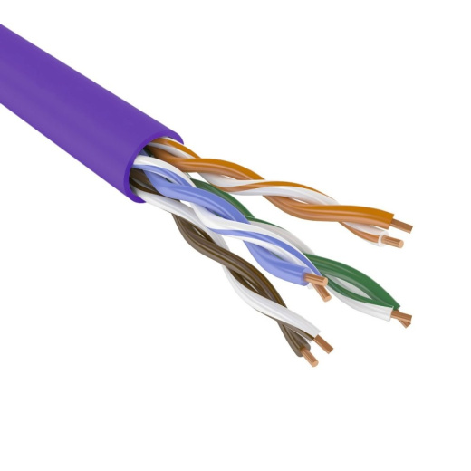 Кабель сетевой COMTEQ UTP cat 5e. 4*2*0,50mm LSZH 305м/упак для внутр прокл