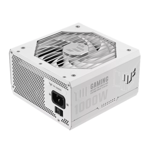 Блок питания ASUS 1000W, TUF Gaming 1000W Gold White Edition, Full Modular, TUF-GAMING-1000G-WHITE