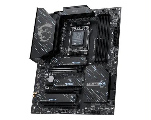 Материнская плата MSI X870E GAMING PLUS WIFI AM5 4xDDR5 4xSATA3 RAID 3xM.2 HDMI 2xType-C(DP) ATX