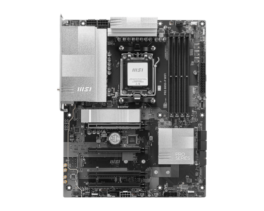 Материнская плата MSI PRO B850-P WIFI AM5 4xDDR5 4xSATA3 RAID 3xM.2 1xHDMI 2xType-C ATX
