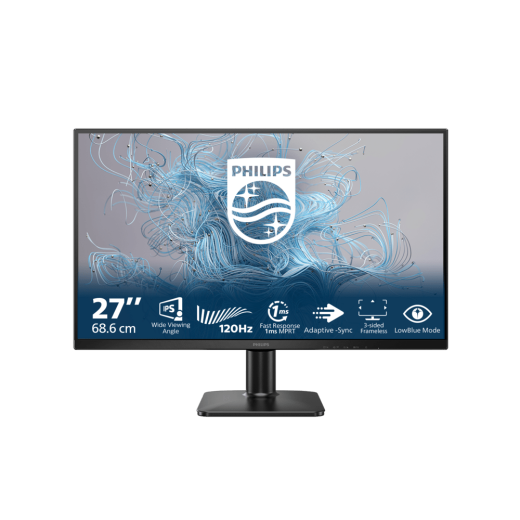 Монитор 27" PHILIPS 27E2N1110/01 IPS 1920x1080 120Hz 4мс 300кд/м 1500:1 HDMI VGA Черный