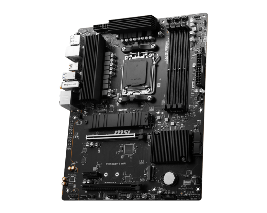 Материнская плата MSI PRO B650-S WIFI AM5 B650 4xDDR5 4xSATA3 RAID 2xM.2 HDMI DP ATX