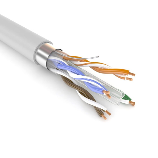 Кабель сетевой OK-WIRE FTP cat 6 ПВХ, CCU, 305м/упак для внутр прокл