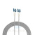 Патчкорд LC/UPC-LC/UPC   2мм MM 62,5/125 OM1 Duplex - 1 м