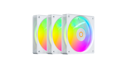 Вентилятор для корпуса Ocypus Gamma F12 Elite WH ARGB 3-IN-1 3x(120x120x25mm) 600-1800RPM Белый
