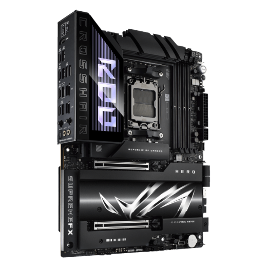 Материнская плата ASUS ROG CROSSHAIR X870E HERO AM5 4xDDR5 4xSATA Raid 4xM.2 10xUSB ATX