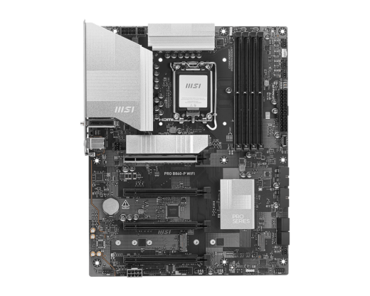 Материнская плата MSI PRO B860-P WIFI LGA1851 4xDDR5 4xSATA3 RAID 3xM.2 HDMI Type-C DP ATX