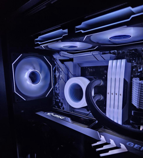 Водяное охлаждение для CPU Lian Li GA II Trinity 360 SL-INF, ARGB 3x120см White G89.GA2T36INW.00
