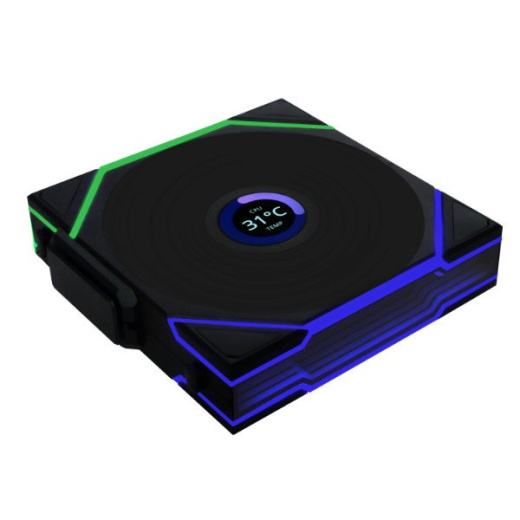Вентилятор для корпуса Lian Li UNI FAN TL WIRELESS LCD 140 REVERSE BLADE Black G99.14RTLLCD1W1B.00