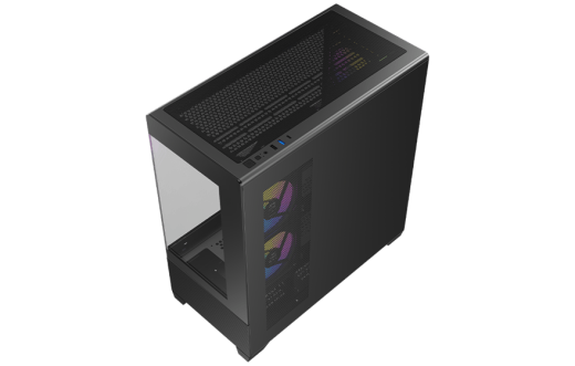 Корпус AOC CG393B 3F ATX/M-ATX/ITX 2xUSB(2.0/3.0) 1xType-C 1xAudio/Mic Черный AOC-CG393-BF3V1R0UD-G