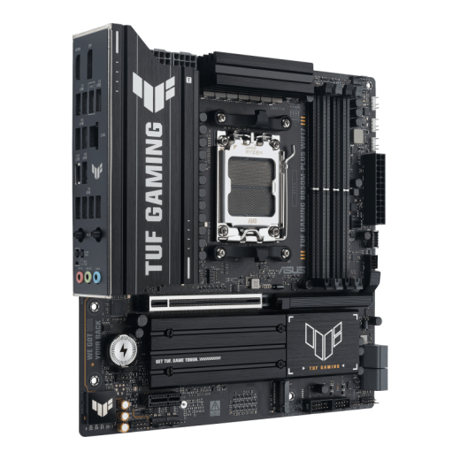 Материнская плата ASUS TUF GAMING B850M-PLUS WIFI7 AM5 4xDDR5 4xSATA 3xM.2 HDMI DP Type-C mATX