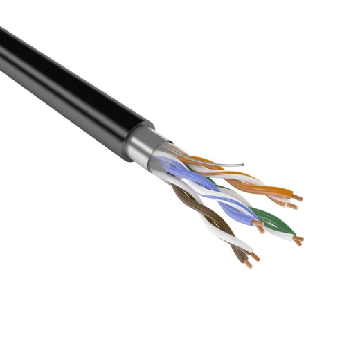 Кабель сетевой OK-WIRE FTP cat 6 ПВП,CCU 1км/упак для внеш. прокл