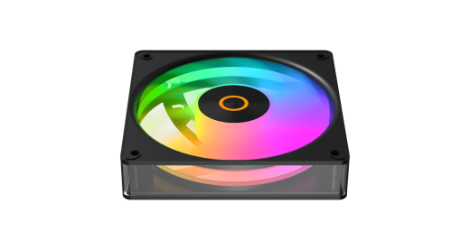 Вентилятор для корпуса Ocypus Gamma F12 Elite BK ARGB 1x(120x120x25mm) 600-1800RPM 56CFM Черный