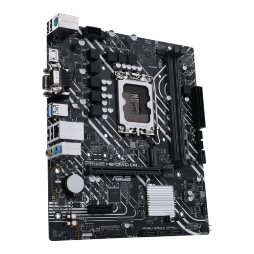 Материнская плата ASUS PRIME H610M-D D4, LGA1700 2xDDR4 4xSATA3 M.2 D-Sub HDMI COM mATX