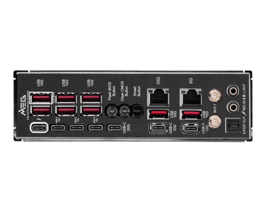 Материнская плата MSI MEG Z890 GODLIKE LGA1851 4xDDR5 4xSATA 8xM.2 USB-A 6xType-C E-ATX