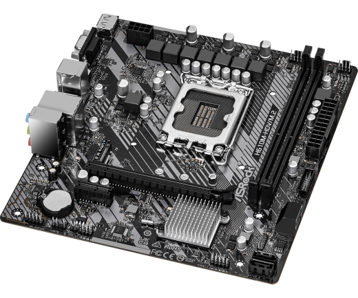 Материнская плата ASRock H610M-HDV/M.2 R2.0 LGA1700 2xDDR4 4xSATA M.2 D-Sub HDMI DP mATX