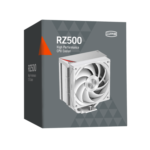 Вентилятор для процессора PCCooler RZ500 WH TDP 250W 4-pin 115X/1200/1700/1851 AMD AM4/AM5 Белый