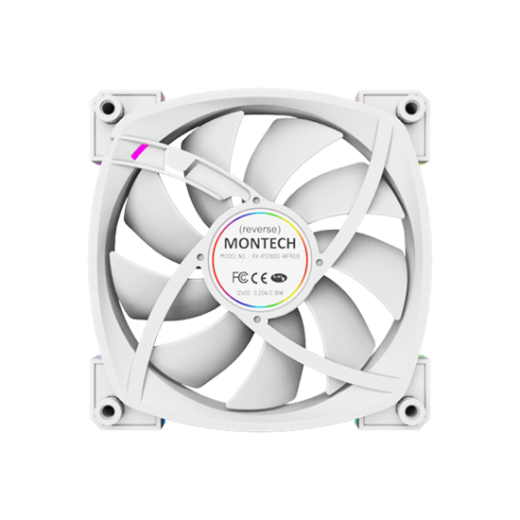 Вентилятор для корпуса Montech RX120 3 in 1 Pack (W) 3x(120x120x25mm)/800-1600RPM/59CFM/Rever Белый
