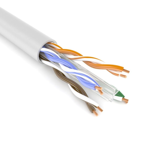 Кабель сетевой COMTEQ UTP cat 6. 4*2*0,574mm ПВХ 305м/упак для внутр прокл
