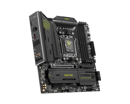Материнская плата MSI MAG B850M MORTAR WIFI AM5 4xDDR5 4xSATA3 RAID 3xM.2 HDMI 2xType-C mATX