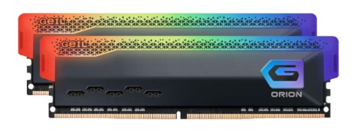 Оперативная память 16GB Kit (8GBx2) GEIL DDR4 3200MHz UDIMM ORION RGB GOSG416GB3200C16BDC Grey