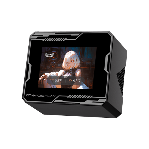 Водяное охлаждение для CPU PCCooler GT360M ARGB Display BK 115X/1200/1700/1851/AM4/AM5 Черный