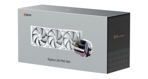 Водяное охлаждение для CPU Ocypus Sigma L36 PRO WH TDP 310W 4-pin Intel/AMD Белый