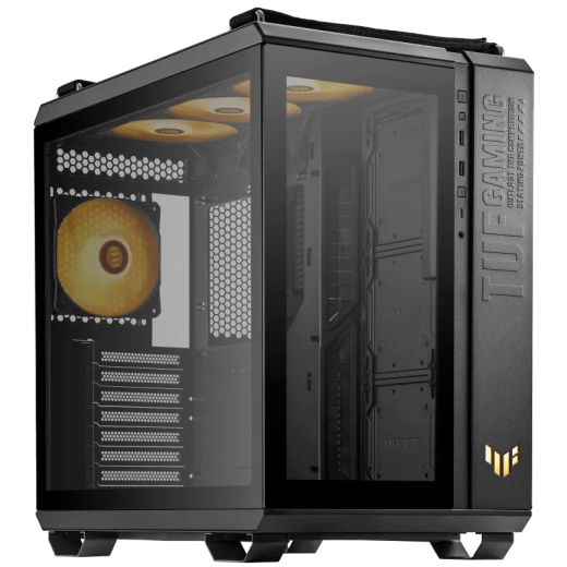 Корпус ASUS TUF Gaming GT502 PLUS TG ARGB BLACK ATX/mATX/mITX GT502 PLUS/BLK/TG//