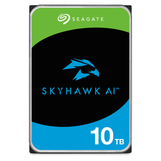 Жесткий диск для видеонаблюдения 10Tb Seagate SkyHawk AI 256Mb SATA3 3.5" ST10000VE001