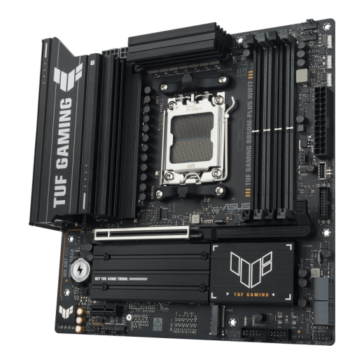 Материнская плата ASUS TUF GAMING B850M-PLUS WIFI7 AM5 4xDDR5 4xSATA 3xM.2 HDMI DP Type-C mATX