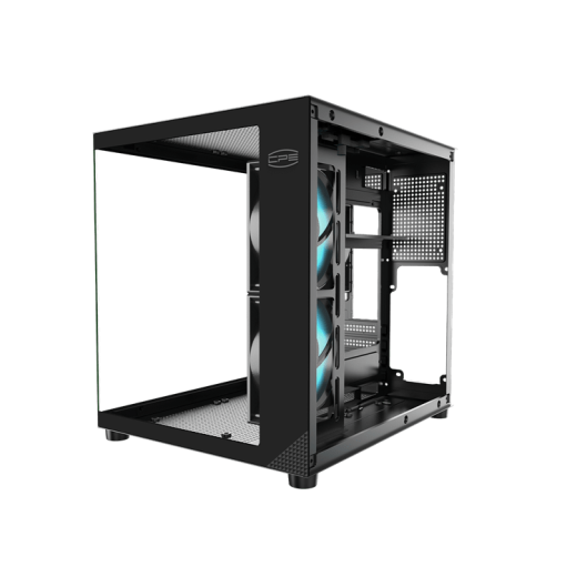 Корпус PCCooler C3T300 3AB BK M-ATX/ITX 1xUSB3.0 1xUSB2.0 1xAudioOut/Mic Black