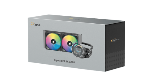 Водяное охлаждение для CPU Ocypus Sigma L24 BK ARGB TDP 280W 4-pin Intel/AMD Черный