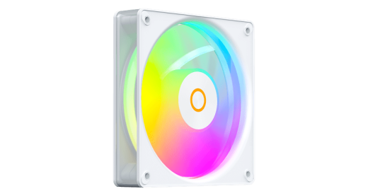 Вентилятор для корпуса Ocypus Gamma F12 Elite WH ARGB 1x(120x120x25mm) 600-1800RPM 56CFM Белый
