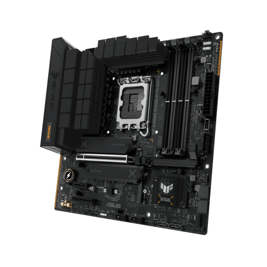 Материнская плата ASUS TUF GAMING B760M-PLUS WIFI II, LGA1700 4xDDR5 4xSATA3 3xM.2 RAID HDMI DP mATX