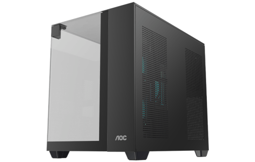 Корпус AOC CG399MB 3F M-ATX/ITX 2xUSB3.0 1xType-C 1xAudio/Mic Черный AOC-CG399M-BF3V1R0T3-G