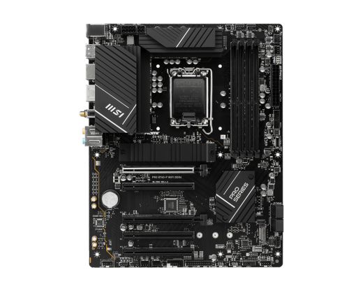 Материнская плата MSI PRO B760-P WIFI DDR4 LGA1700 4xDDR4 4xSATA3 RAID 2xM.2 HDMI DP ATX