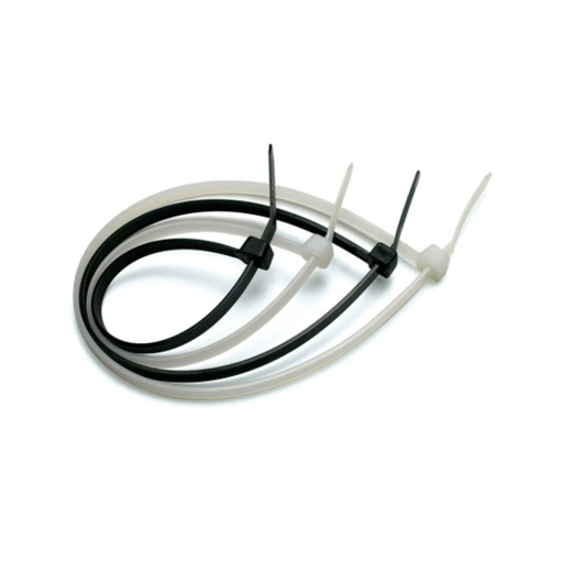 Хомуты нейлоновые 200мм белые уп.100шт Арт. 660403