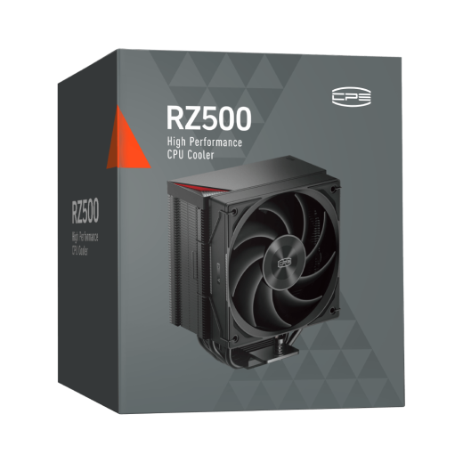 Вентилятор для процессора PCCooler RZ500 BK TDP 250W 4-pin 115X/1200/1700/1851/AM4/AM5 Черный