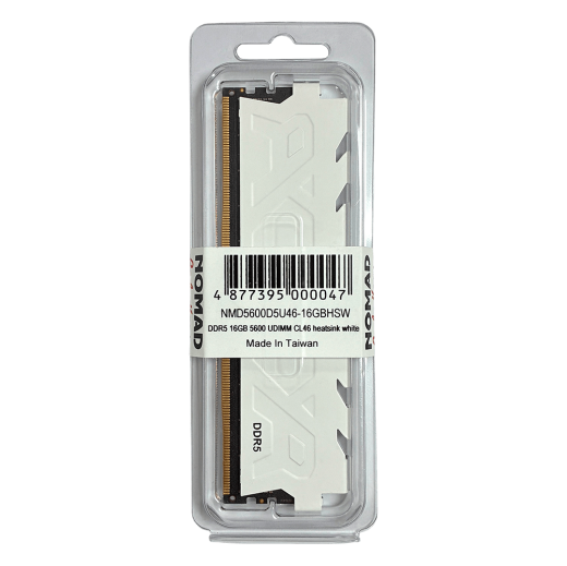 Оперативная память 16GB DDR5 5600MHz NOMAD UDIMM CL46 NMD5600D5U46-16GBHSW Heatsink White