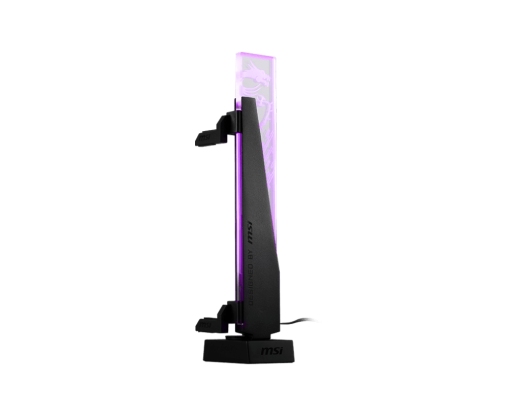 Вертикальный ARGB держатель Видеокарты MSI MPG ARGB GRAPHICS CARD STAND 3-pin ARGB Black