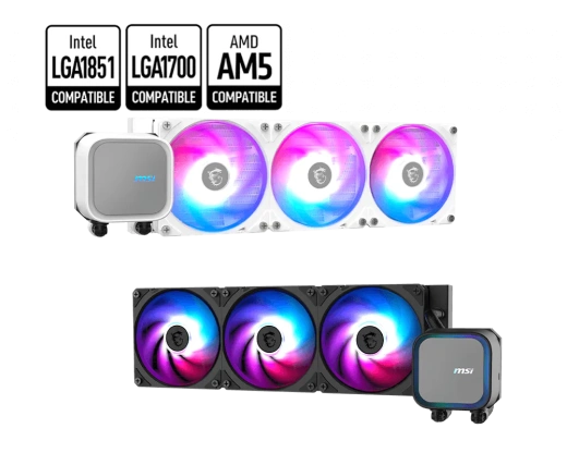 Водяное охлаждение для CPU MAG CORELIQUID A13 360 WHITE Socket Intel/AMD, ARGB, 3pin, Fan 3x120см