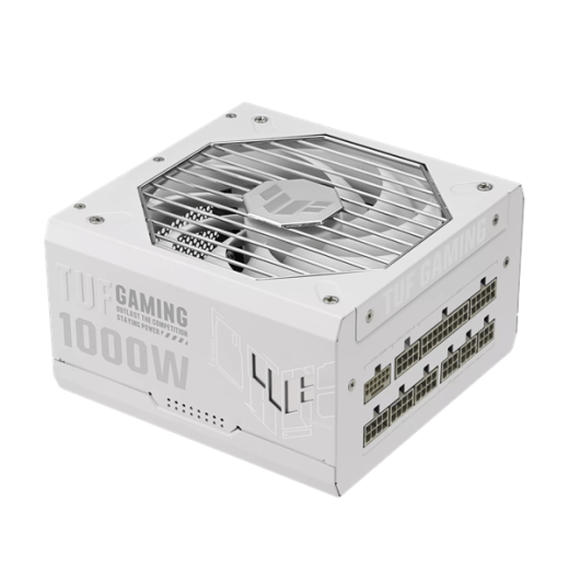 Блок питания ASUS 1000W, TUF Gaming 1000W Gold White Edition, Full Modular, TUF-GAMING-1000G-WHITE