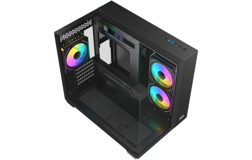 Корпус AOC CG399MB 3F M-ATX/ITX 2xUSB3.0 1xType-C 1xAudio/Mic Черный AOC-CG399M-BF3V1R0T3-G