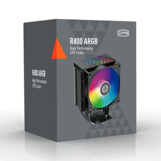Вентилятор для процессора PCCooler R400 ARGB BK TDP 180W 4-pin 115X/1200/1700/AM4/AM5 Черный