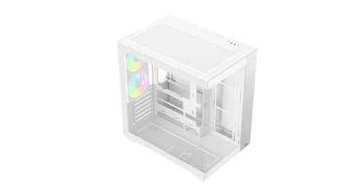 Корпус Ocypus Delta C74 WH ARGB ATX/MATX/ITX, USB3.0x2, Type C, Белый, Delta-C74-WHD200XX-GL