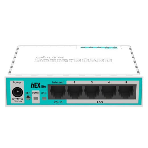 MikroTik Маршрутизатор hEX lite RB750r2